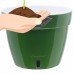 Santino Self Watering Planter Asti 7.9 Inch Green-Gold/White Flower Pot   564101793